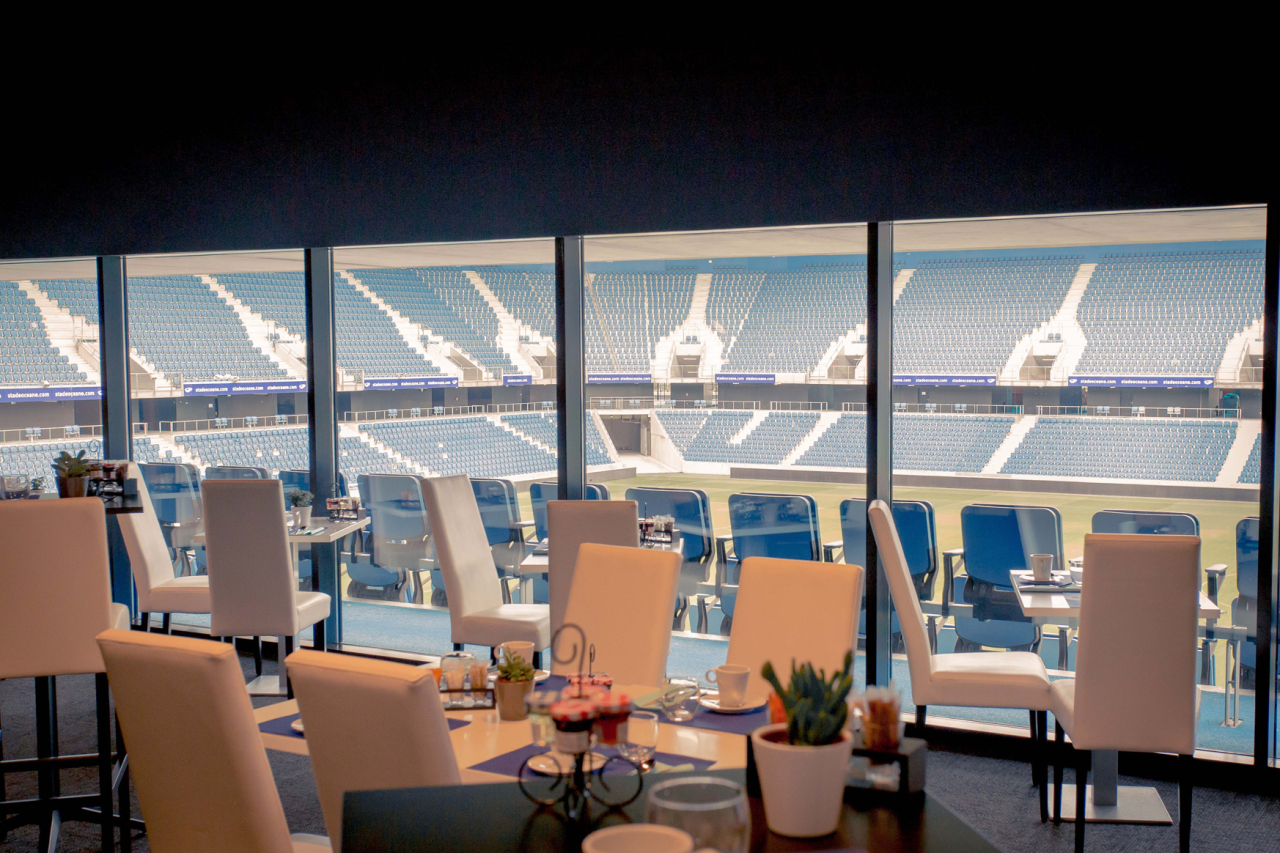 Stade Oceane Le Havre vue sur pelouse