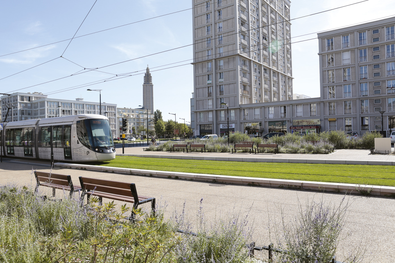 Le Havre tramway architecture Perret